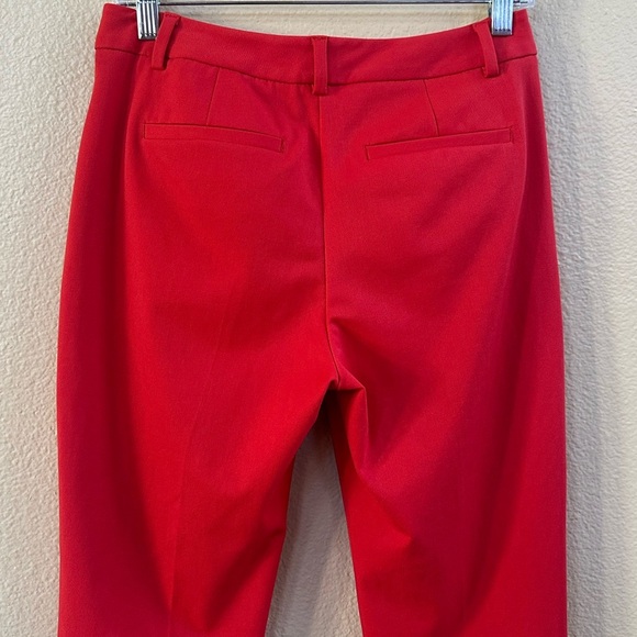 REISS “Joanne” Cropped Tailored Pants In Orange/Red Size 4 EUC! - Picture 10 of 12